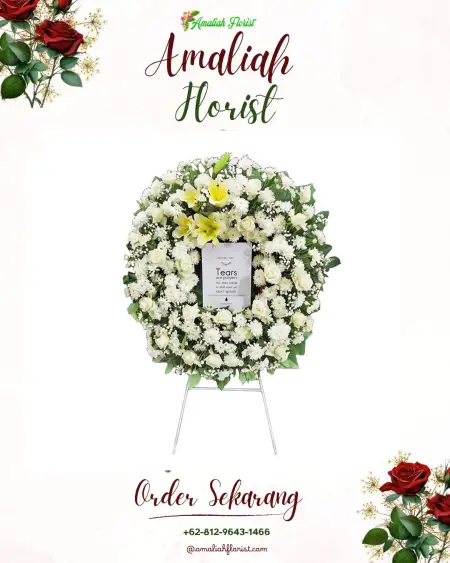 Krans Bunga Duka Batu Cawang